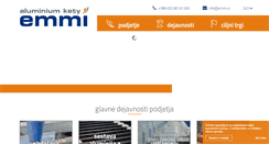 Desktop Screenshot of emmi.si