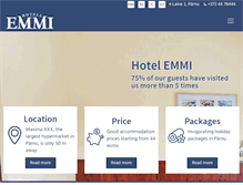 Tablet Screenshot of emmi.ee